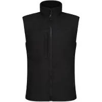 Regatta Heren Flux Softshell Bodywarmer / Mouwloos Jasje Waterafstotend en Windbestendig (Allemaal zwart)