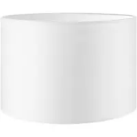 Home Sweet Home Lampenkap Bling - Wit - cilinder - 30/30/20cm - van stof - Moderne stoffen Lampenkap voor E27 lamphouder - RoHS getest - voor tafellamp, vloerlamp en hanglamp