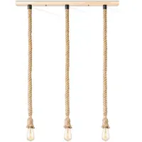 Home Sweet Home hanglamp Leonardo 3 lichts - touw