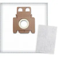 DParts 5x stofzuigerzakken geschikt voor Miele model K - met motorfilter - HyClean 3D Efficiency - steelstofzuiger type S140-168 S1 - S190-198 - Swing H1 KK