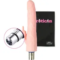 Eroticon Dildo Rabbit Opzetstuk 12.5cm Wit voor Sexmachine