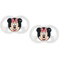 Tigex Soft Touch Friends fopspeen | siliconen fopspeen | Disney Minnie | 2 stuks 6-18 maanden