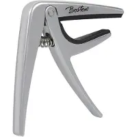 Boston Capo voor Akoestische/Elektrische Gitaar Chroom BC-85-TI