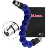 Eroticon Verstelbare verlenging voor erotische machine – Flexibele arm voor blauwe dildo van 29,2 cm met 3XLR connector – erotische machine