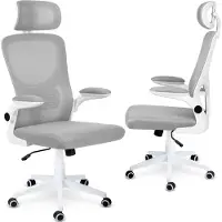 Sofotel Brass micromesh bureaustoel - grijs