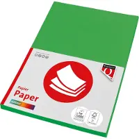 Quantore - Kopieerpapier A4 160gr grasgroen 50vel | Pak a 50 vel | 10 stuks