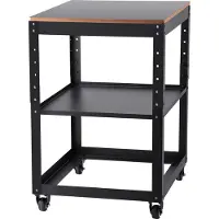 Vevor 70.3 x 60.3 x 90 cm Universele Schaafstandaard, Staal & MDF, Stevige Verdiepte Constructie, Drie Versnellingshoogtes, Stabiele 4 Wielen, Verbeterde Opslagruimte, Zwart