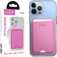 Hoco Portemonnee Pasjeshouder - Roze - Wallet Geschikt voor MagSafe - Magnetische Kaarthouder Geschikt voor iPhone 17/16/15/14/13/12/Air/Plus/Pro/Pro Max