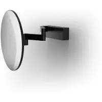 DECOR WALTHER Make-up Spiegel VISION R Unlit 5X Wandmodel Mat Zwart (5x magnification)