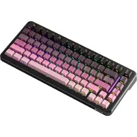 Attack Shark M86PRO - Draadloze Mechanisch Gaming Toetsenbord - RGB Light Strip - Side Printed PBT Keycaps - Gasket Mod - Wired/2.4G/Bluetooth Tri-Mode - 83keys - Blackberry