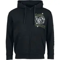 Iron Maiden Vest met capuchon - Aces High - S tot XXL - voor Mannen - zwart - Maat S