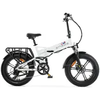 ENGWE Engine X Elektrische Vouwfiets - Fatbike - 20 Inch - 250W Motor - 7 Versnellingen - 100 km Actieradius - Mechanische Schijfremmen - Wit