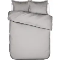 Essenza Dekbedovertrek Aziza Cloud Grey Katoen-200 x 200 / 220 cm | 2-Persoons