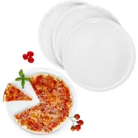 MamboCat Set van 4 BIANCO pizzaborden XL wit 33.5cm - 162702