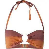 Hunkemoller Bikinitop 'Janiero' aubergine / oranje