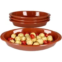 MamboCat Set van 4 ovale ovenschalen Boris klei 32x18cm M 99519