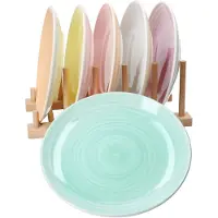 MamboCat Set van 6 PASTELLO steengoed taartborden voor 6 personen - 24326228