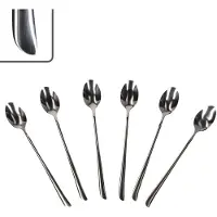 Justinus Set van 6 Twist latte macchiato lepels voor 6 personen - 747-480