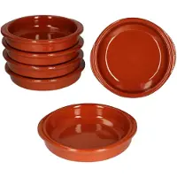 MamboCat Set van 6 Cazuela kleikommen Bernd met handvatten 12cm S - 99510