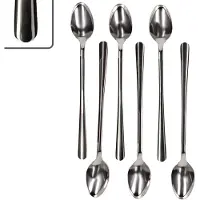 Justinus Set van 6 Style Art latte macchiato lepels voor 6 personen