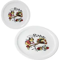 MamboCat Set van 2 LUIGI pizzaborden Ø 30,5 cm chefdecor