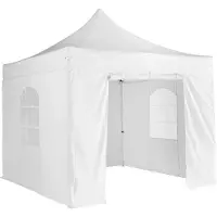 Oviala - Ritsbare muur voor witte vouwtent 4m 480g/m² - M2