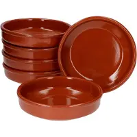 MamboCat Set van 6 cazuela kommen van klei Bruno 20cm L - 33351