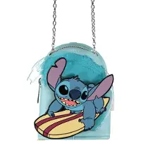 Difuzed Lilo & Stitch Micro Bag Coin Purse met Keychain Stitch Surfing Keyrings