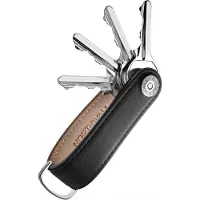 Northwall Sleutelhanger / Sleutel Organizer - 100% Echt Leer - Key Organizer Sleutelhanger - 2 tot 7 Sleutels (zwart)