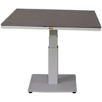 Oosterik Home Pine Valley verstelbare lounge tafel mist grey 90 x 90 cm