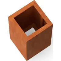 Geroba Artesa Rechthoekige plantenbak cortenstaal L30 x B30 x H60 cm zonder bodem