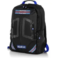 Sparco Martini Racing Rugtas Stage Martini-R MY23 Tas - Zwart/Blauw — Maat Onesize