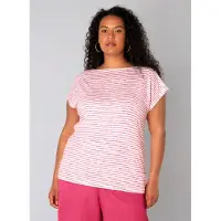Yesta Urd Tops - Natural White/Fuchsi - maat X-0(44)