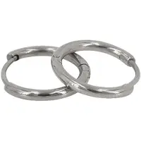 Kalli edelstalen Oorbel 1894 Zilver 13mm