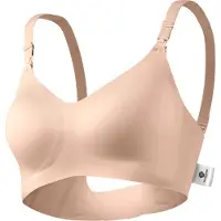 Vulpes goods – Voedingsbh Zonder Beugels – Maat XL – Voorzien Van Eénhandige Sluiting En Verstelbare Bandjes En OEKO-TEX Certificering – Voor Borstvoeding En Zwangerschap – Crème Katoenmix