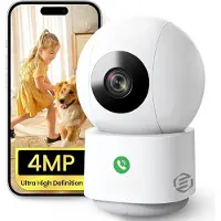 Equivera Honden Camera - Beveilingingscamera - Huisdiercamera - WiFi - Petcam - Eenvoudige Installatie - Indoor Camera