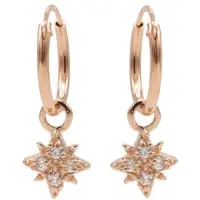 Karma Symbols oorbel Morningstar Rosé M2790
