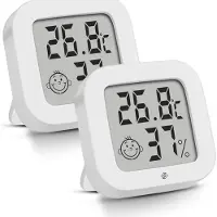 Equivera Huisthermometer - Kamerthermometer - Binnenshuis - Digitale Thermometer - Hygrometer