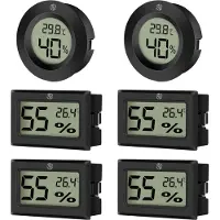Equivera Huisthermometer - Kamerthermometer - Binnenshuis - Digitale Thermometer - Hygrometer