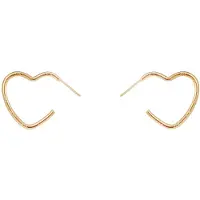 Go Dutch Label Day&Eve by Oorknoppen hart Gold E2229-2