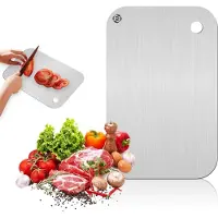 OEM Titanium Snijplank - Geen Plastic - Geen Geurtjes - Roestvrij - Cutting Board - Anti Bacterieel - Vaatwasserbestendig