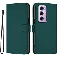 Mobigear Telefoonhoesje geschikt voor OPPO Reno 12 Pro Hoesje | Urban Wallet Bookcase Portemonnee | Pasjeshouder voor 3 Pasjes | Telefoonhoesje voor Pinpas / OV Kaart / Rijbewijs - Groen
