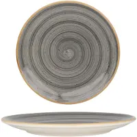 Bonna Dessertbord aura space porselein 17 cm set van 6