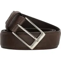 Zenino Lederen riem carson donkerbruin cm
