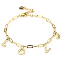 Go Dutch Label Oorknoppen hoop ringen goud E2760-2
