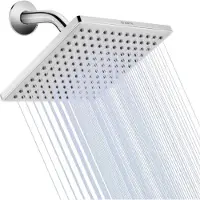 BOTC Regendouchekop - Waterbesparende Douchekop - Met Slang En Houder - 25x19 cm - Douchekop - Regendouche - Zliver