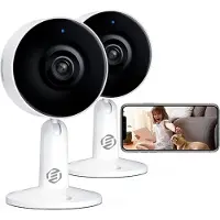 Equivera Honden Camera - Beveilingingscamera - Huisdiercamera - WiFi - Petcam - Eenvoudige Installatie - Indoor Camera