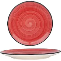 Bonna Dessertbord aura passion porselein 21 cm set van 6