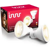 Innr GU10 Smart led | PAR16 | Mat | 2700K | Zigbee | 4.9W | 2 stuks