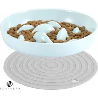 Equivera Voerpuzzel Kat - Katten Voerpuzzel - Anti Schrokbak Kat - Slowfeeder Kat